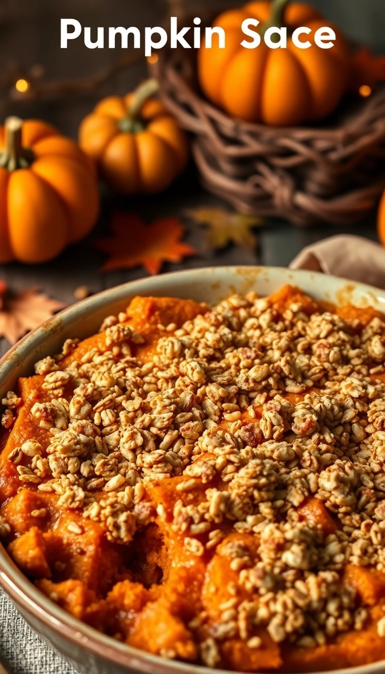 11 Vegan Sweet Potato Casserole Recipes That Even Meat Lovers Will Devour! - 11. Pumpkin Spice Sweet Potato Casserole