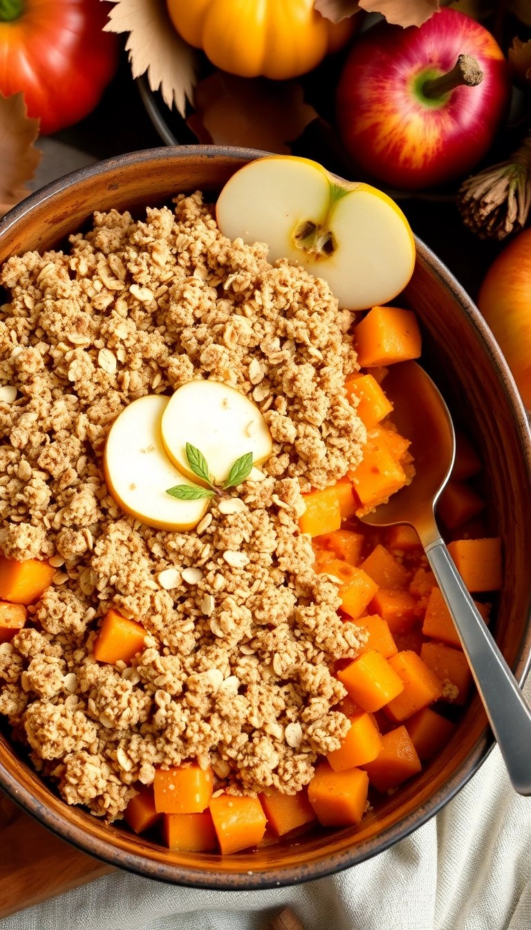 11 Vegan Sweet Potato Casserole Recipes That Even Meat Lovers Will Devour! - 7. Vegan Sweet Potato Casserole with Apples