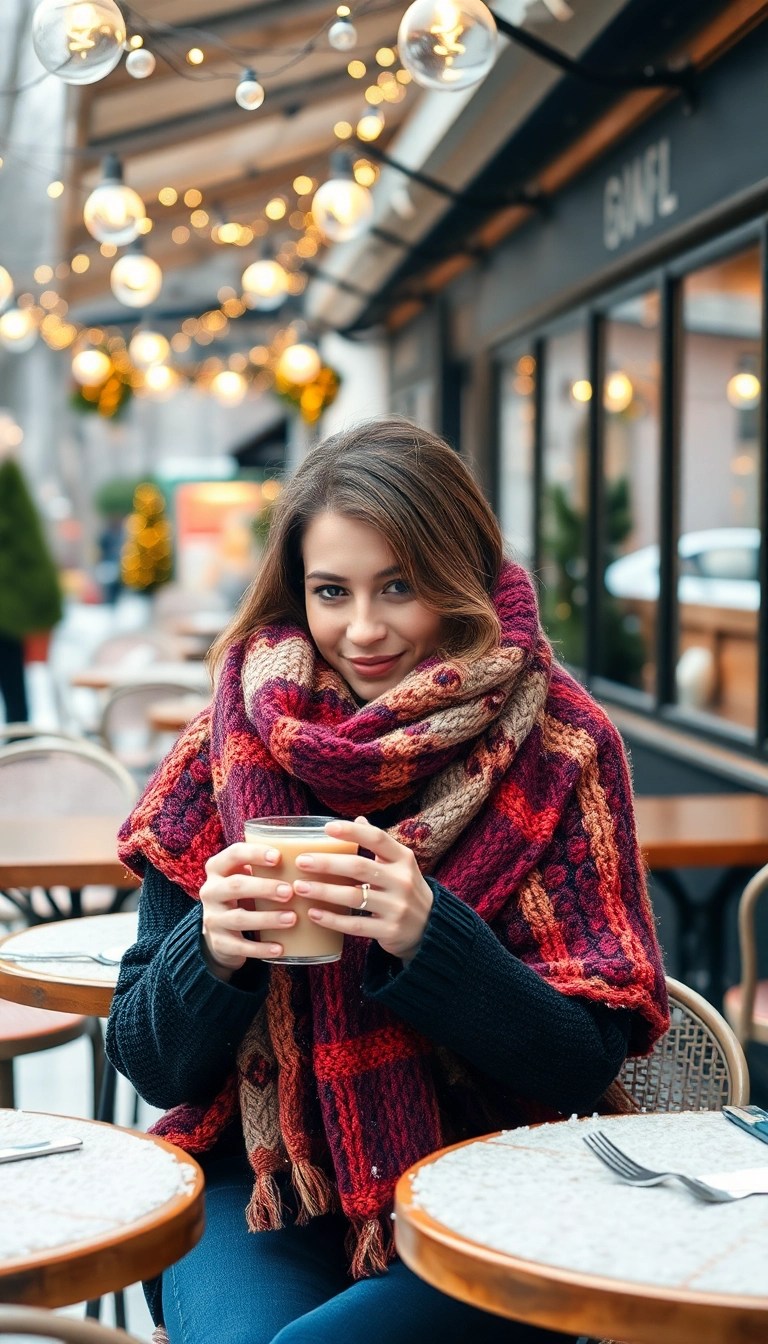 12 Cozy Winter Layering Tricks to Stay Warm and Stylish (Don’t Miss #5!) - 4. Don’t Forget Your Scarves