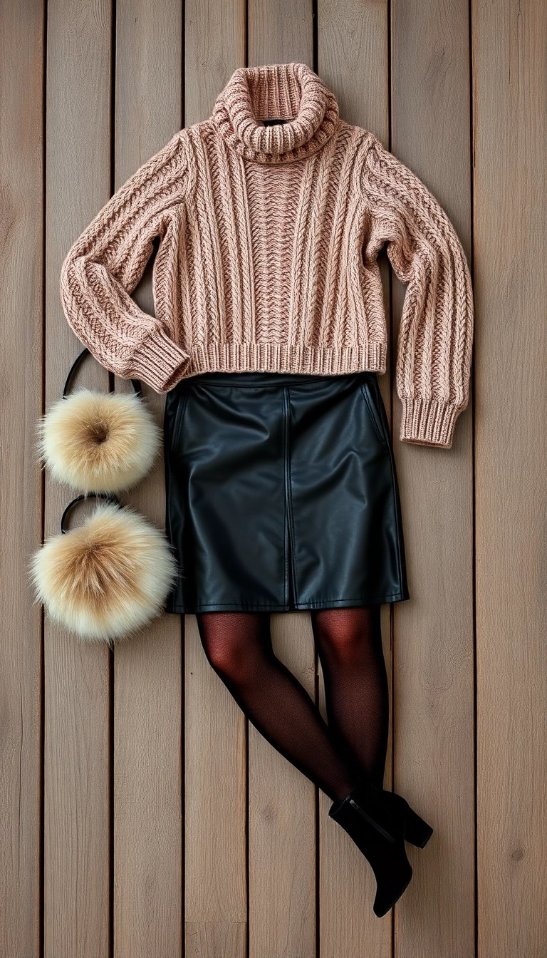 12 Cozy Winter Layering Tricks to Stay Warm and Stylish (Don’t Miss #5!) - 5. Mix Textures for Visual Interest (Don’t Miss This!)
