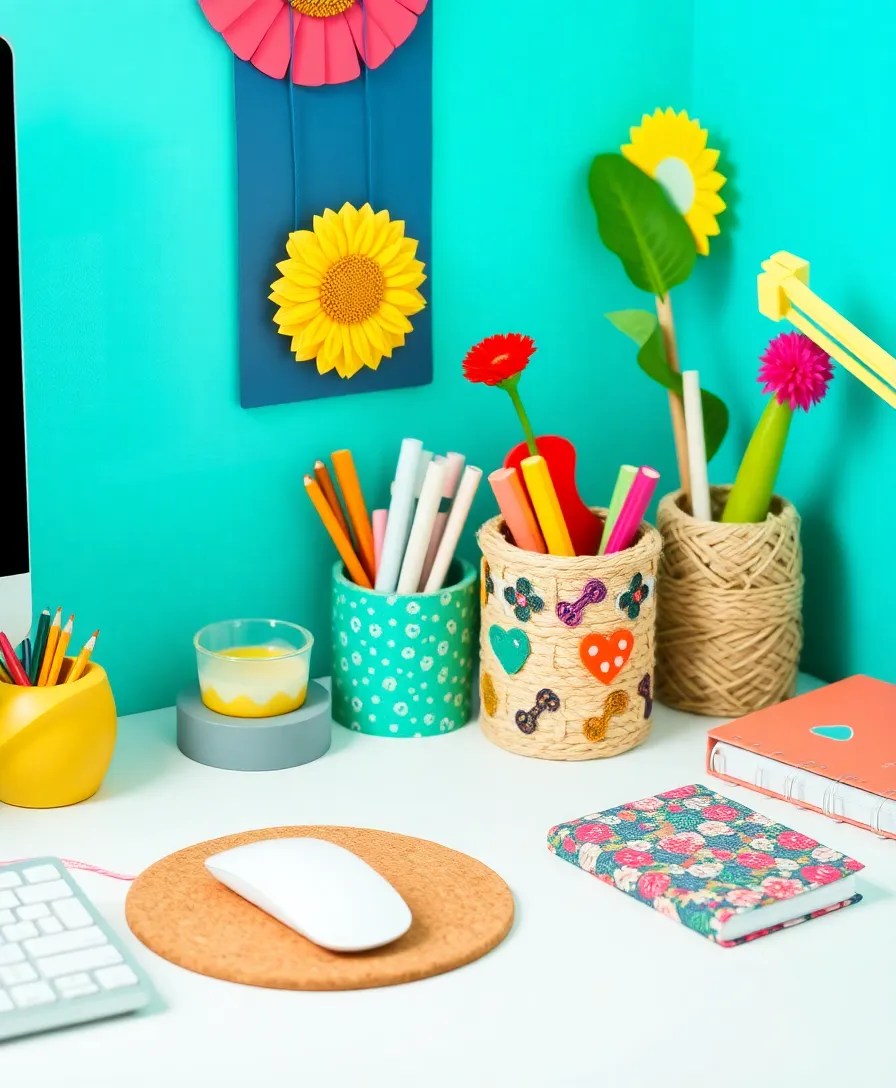 15 Green Workspace Ideas That Boost Productivity (And Look Amazing Too!) - 13. Green Accessories