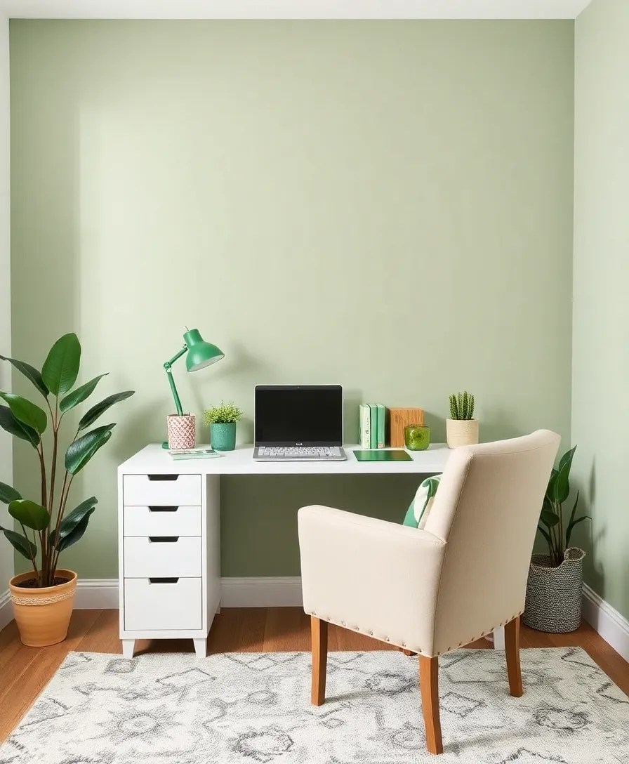 15 Green Workspace Ideas That Boost Productivity (And Look Amazing Too!) - 8. Green Color Palette
