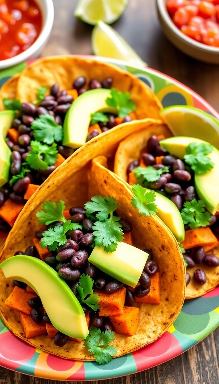 25 Quick Weeknight Recipes That Will Change Your Dinner Game Forever! - 14. Sweet Potato and Black Bean Tacos