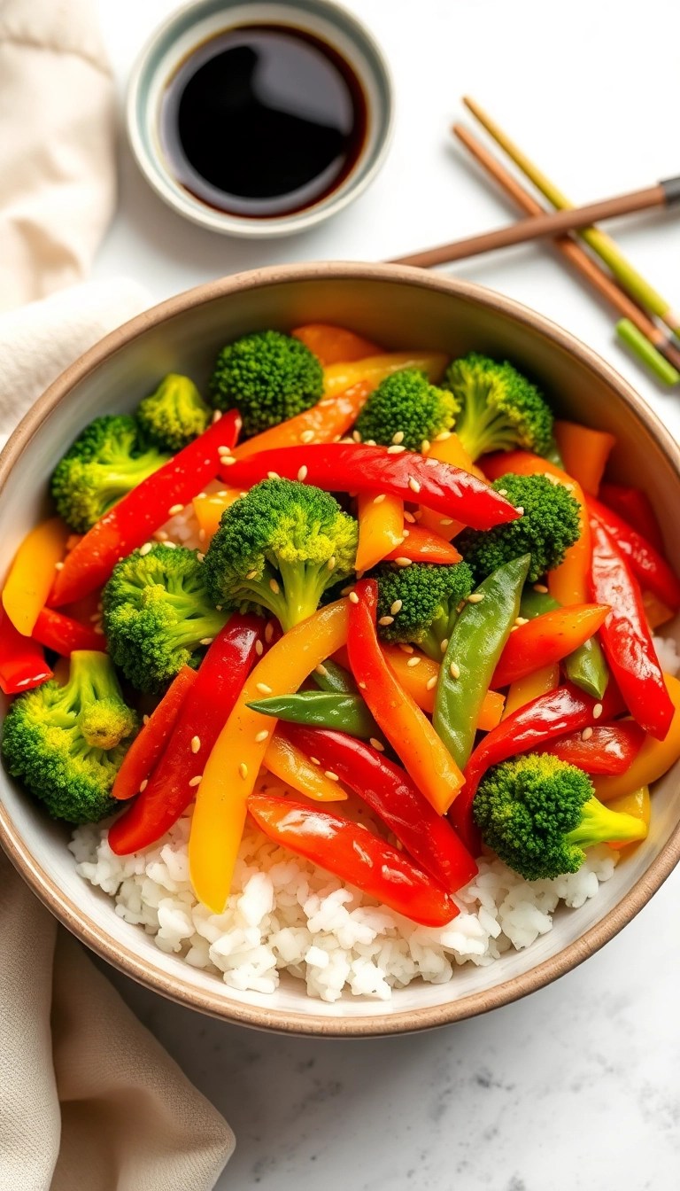 25 Quick Weeknight Recipes That Will Change Your Dinner Game Forever! - 3. 15-Minute Veggie Stir-Fry