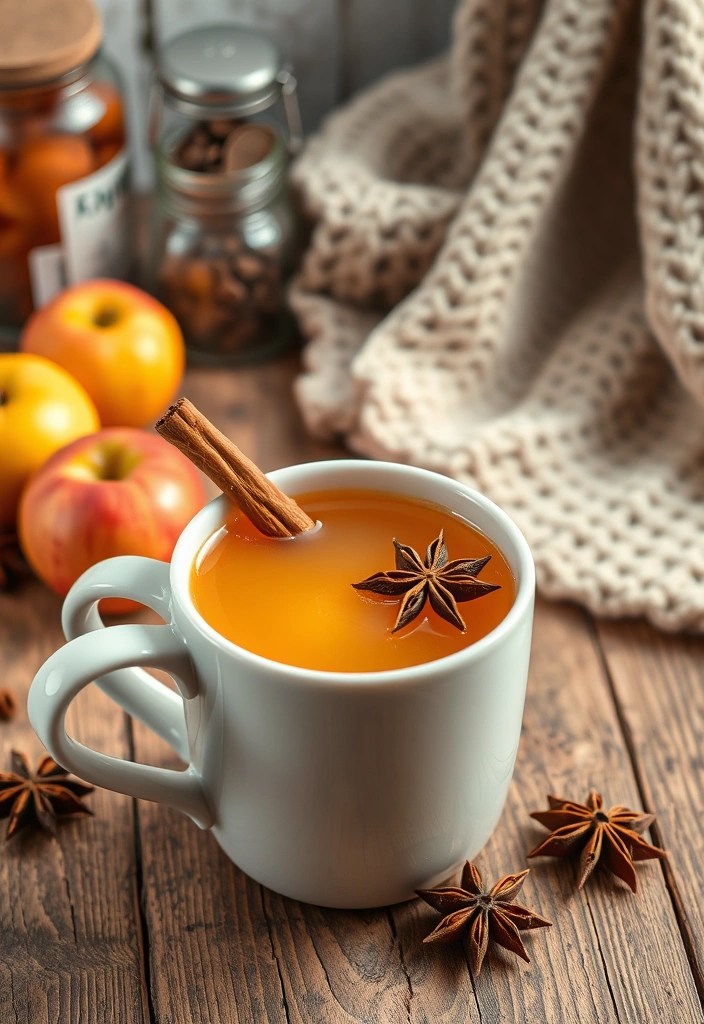 14 Cozy Seasonal Juice Recipes to Warm You Up This Winter - 1. Spiced Winter Apple Juice