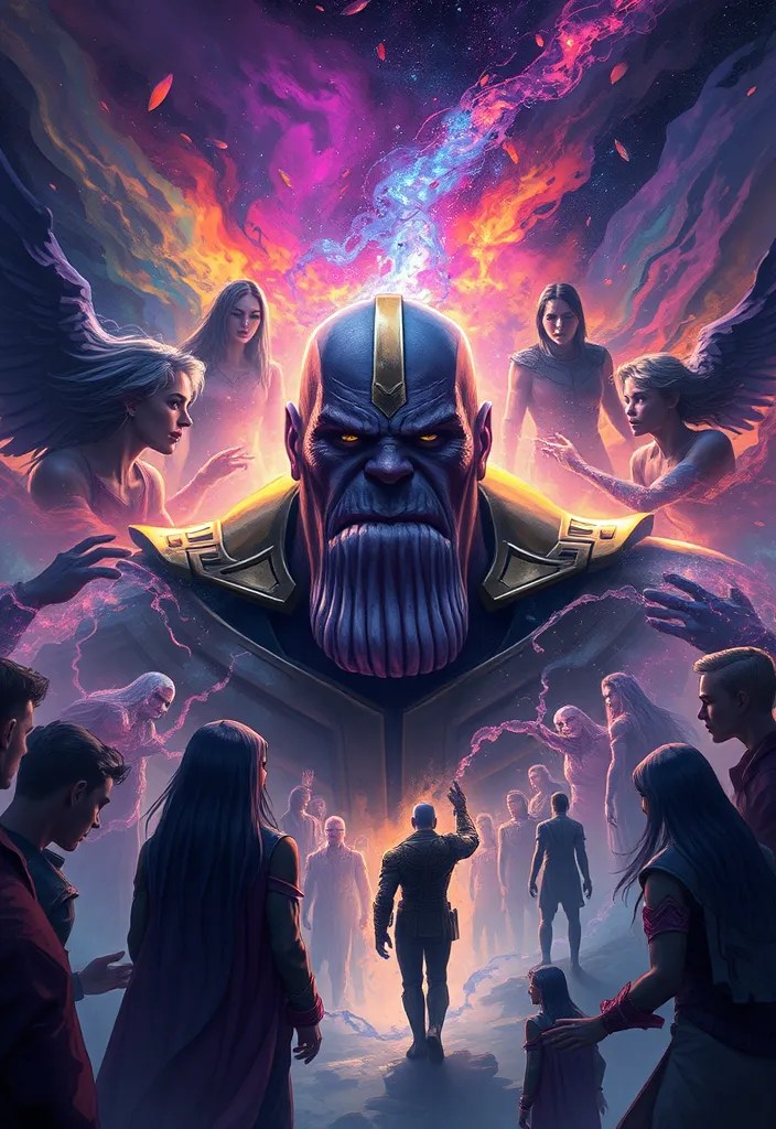 20 Amazing Thanos & Squid Game Mashups That Will Blow Your Mind! Number 15 is Unbelievable! - 18. Thanos's Psychological Warfare