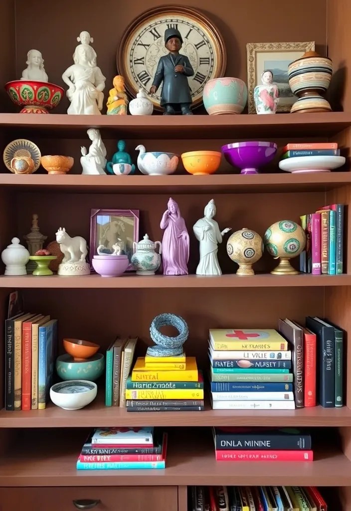 20 Colorful Home Decor Ideas That Will Brighten Up Your Space. Number 11 is a Game Changer! - 12. Colorful Knick-Knacks