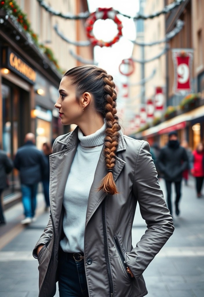 20 Easy Winter Braids You Can Master in Less Than 10 Minutes That You'll Definitely Love - 16. Braided Ponytail