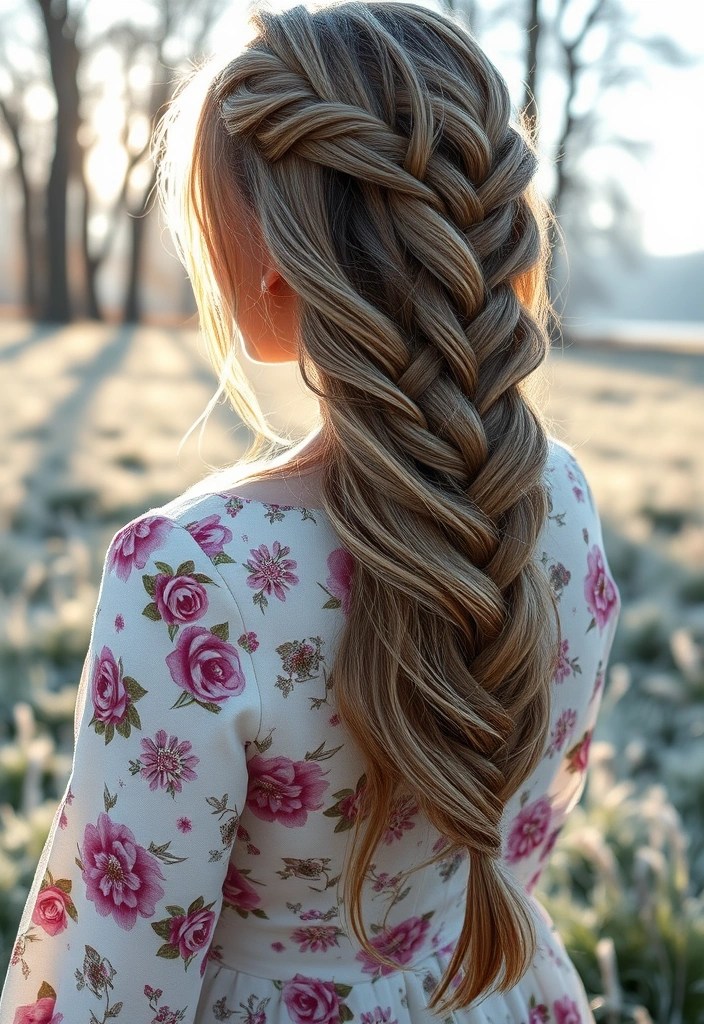 20 Easy Winter Braids You Can Master in Less Than 10 Minutes That You'll Definitely Love - 5. Waterfall Braid
