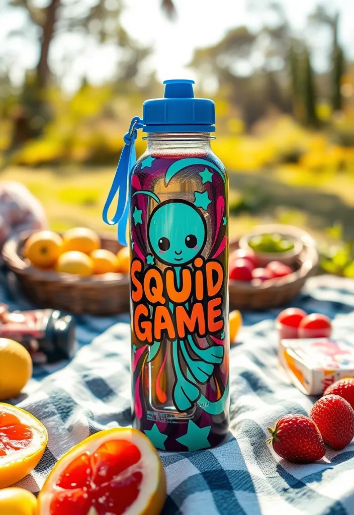20 Must-Have Squid Game Merchandise Items Every Superfan Needs – Especially Number 15 - 17. Squid Game Water Bottle