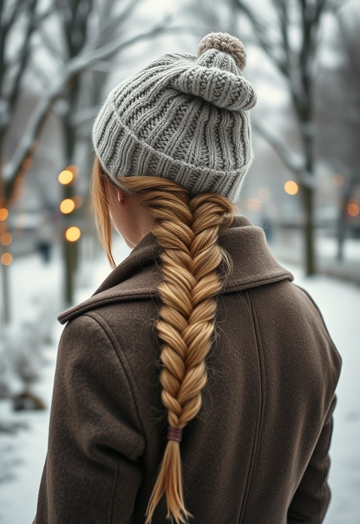 20 Trendy Winter Hair Braids You’ll Want to Rock All Season Long! - 1. The Classic Dutch Braid