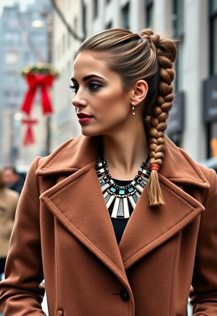 20 Trendy Winter Hair Braids You’ll Want to Rock All Season Long! - 12. Braided Side Bun