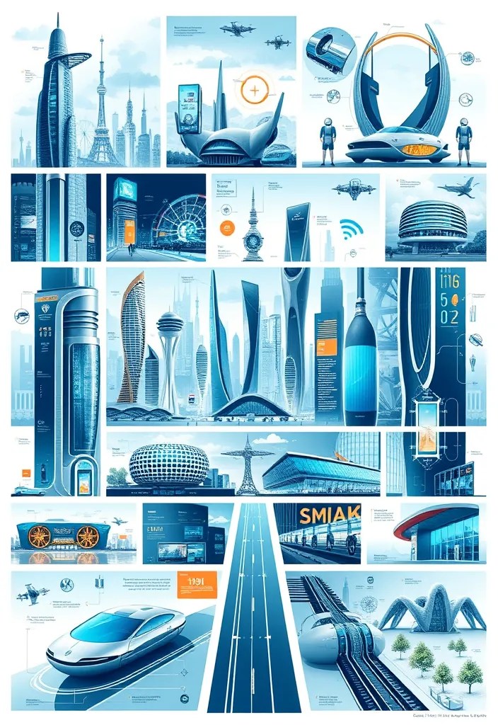 21 Jaw-Dropping City Era Vision Boards That Capture Urban Dreams! - 11. Futuristic Urban Living