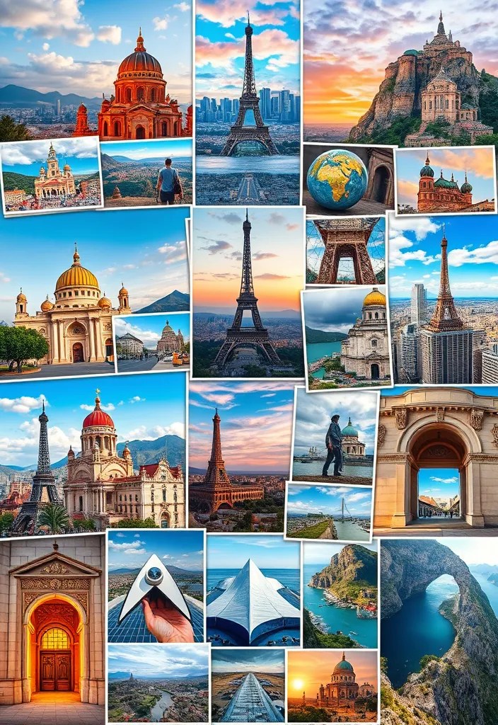 21 Jaw-Dropping City Era Vision Boards That Capture Urban Dreams! - 14. Travel and Exploration