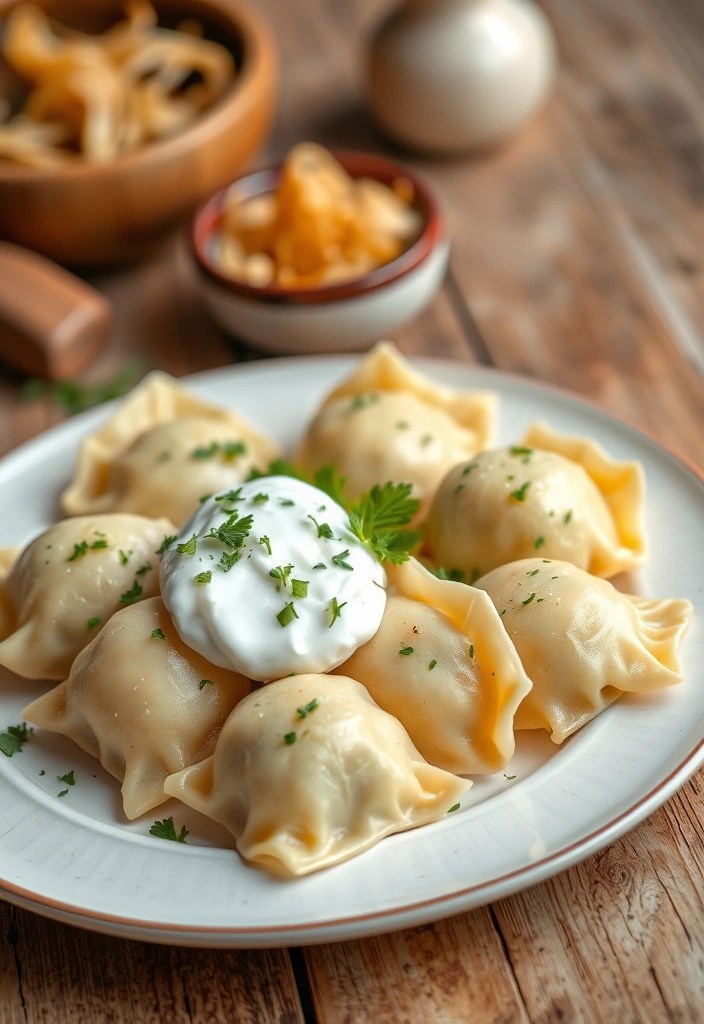 🇵🇱 21 Tradycyjnych Przepisów na Dzień Babci i Dziadka, Które Będą Smakować Całej Rodzinie! - 1. Pierogi Ruskie
