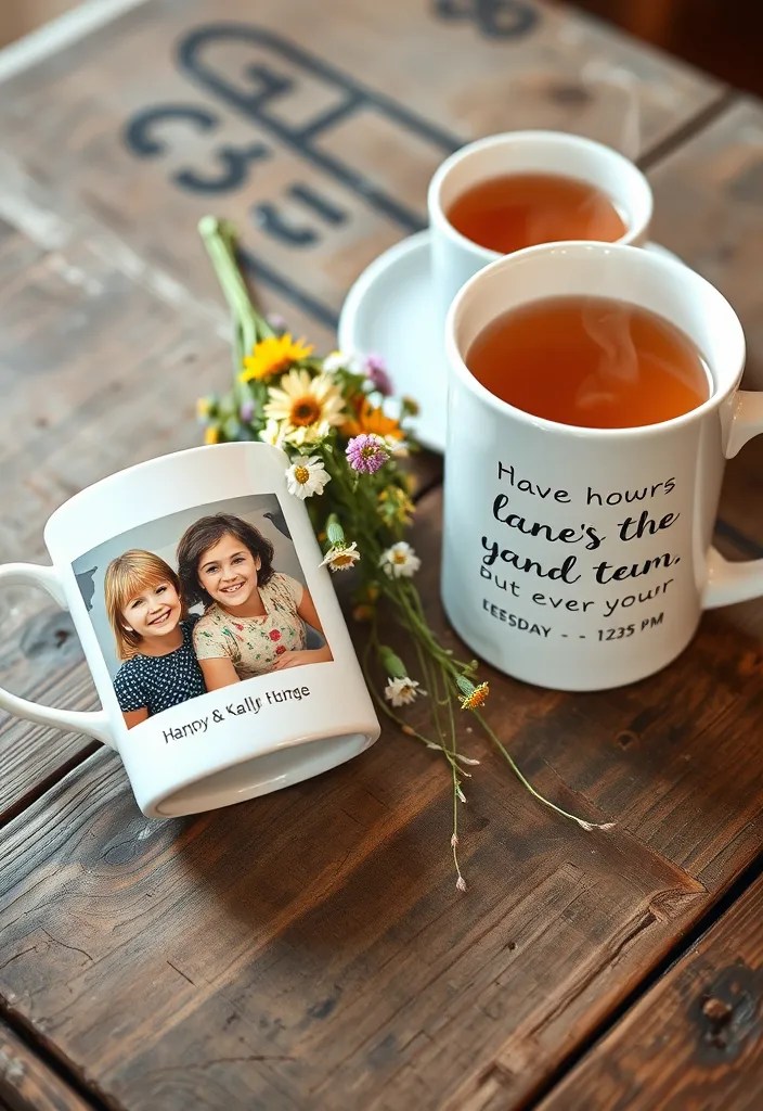 25 DIY Handmade Gifts for Dzień Babci i Dziadka That They'll Cherish Forever! - 4. Customized Mugs