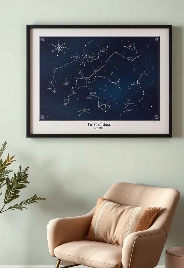 25 Unique Valentine's Day Gifts That Will Make You Look Like a Romantic Genius! - 1. Custom Star Map