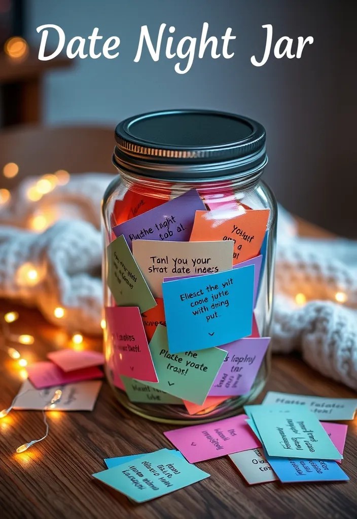 25 Unique Valentine's Day Gifts That Will Make You Look Like a Romantic Genius! - 11. Date Night Jar