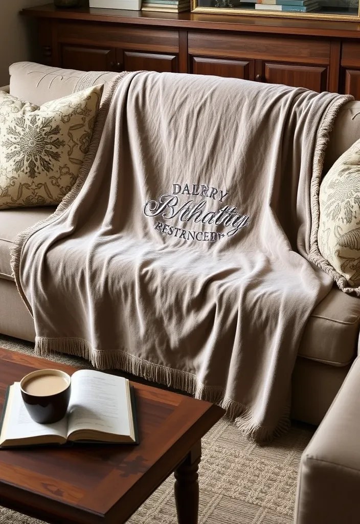 25 Unique Valentine's Day Gifts That Will Make You Look Like a Romantic Genius! - 13. Personalized Blanket