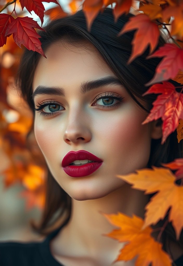 10 Autumn 2024 Makeup Trends That Will Flatter Every Skin Tone (Wait Until You See #5!) - 1. Warm Berry Lips