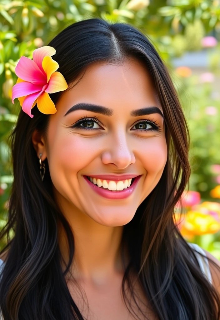 10 Incredible Hairstyles Using Everyday Items That Will Transform Your Look Instantly! - 4. Easy Clip-On Flowers