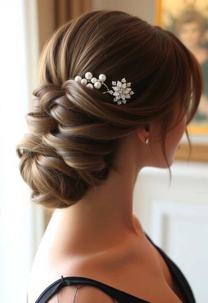 10 Incredible Hairstyles Using Everyday Items That Will Transform Your Look Instantly! - 7. Hairpins with Beads