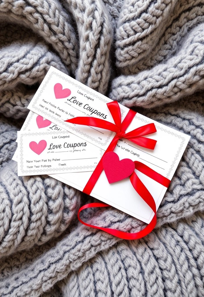 10 Romantic Valentine’s Day Gifts for Him That'll Make His Heart Skip a Beat! - 10. Love Coupons