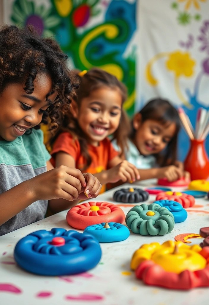 12 Fun Waitangi Day Crafts for Kids That’ll Spark Their Creativity (You’ll Love #5!) - 3. Koru Inspired Clay Art