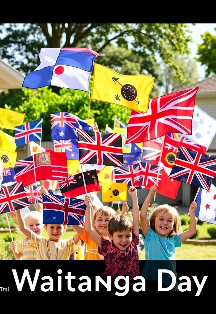 12 Fun Waitangi Day Crafts for Kids That’ll Spark Their Creativity (You’ll Love #5!) - 4. Waitangi Day Flags