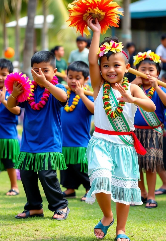 12 Fun Waitangi Day Crafts for Kids That’ll Spark Their Creativity (You’ll Love #5!) - 8. Kapa Haka Dance DIY