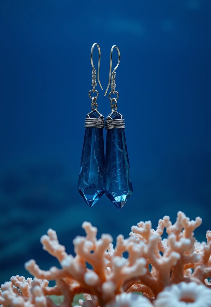 15 Must-Have Sea Witch Accessories to Elevate Your Ocean-Inspired Wardrobe! - 14. Abyssal Crystal Earrings