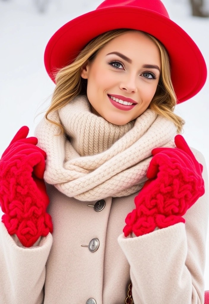 15 Winter Fashion Looks That'll Make You the Envy of Every Snowy Street! - 11. Vibrant Accessories