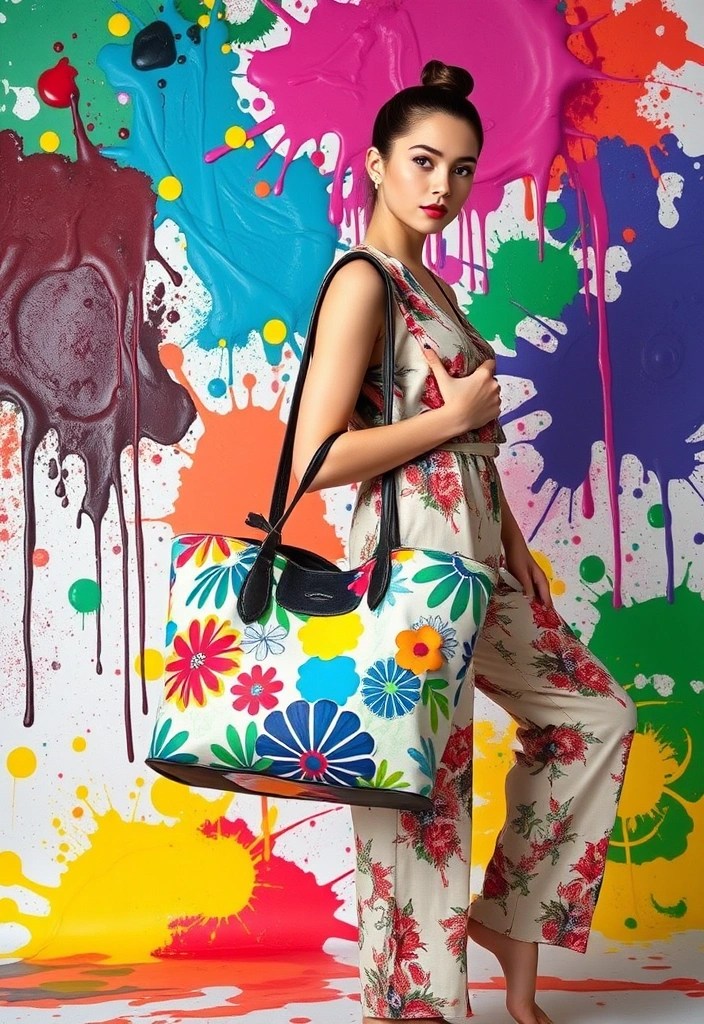 17 Fashion Bag Trends for 2025 You Can’t Miss – Number 11 Will Surprise You! - 12. Artistic Prints and Patterns