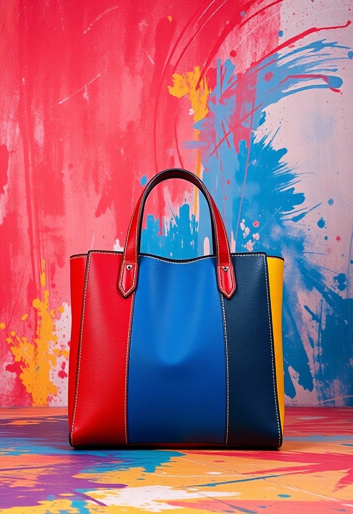 17 Fashion Bag Trends for 2025 You Can’t Miss – Number 11 Will Surprise You! - 9. Color-Blocked Bags