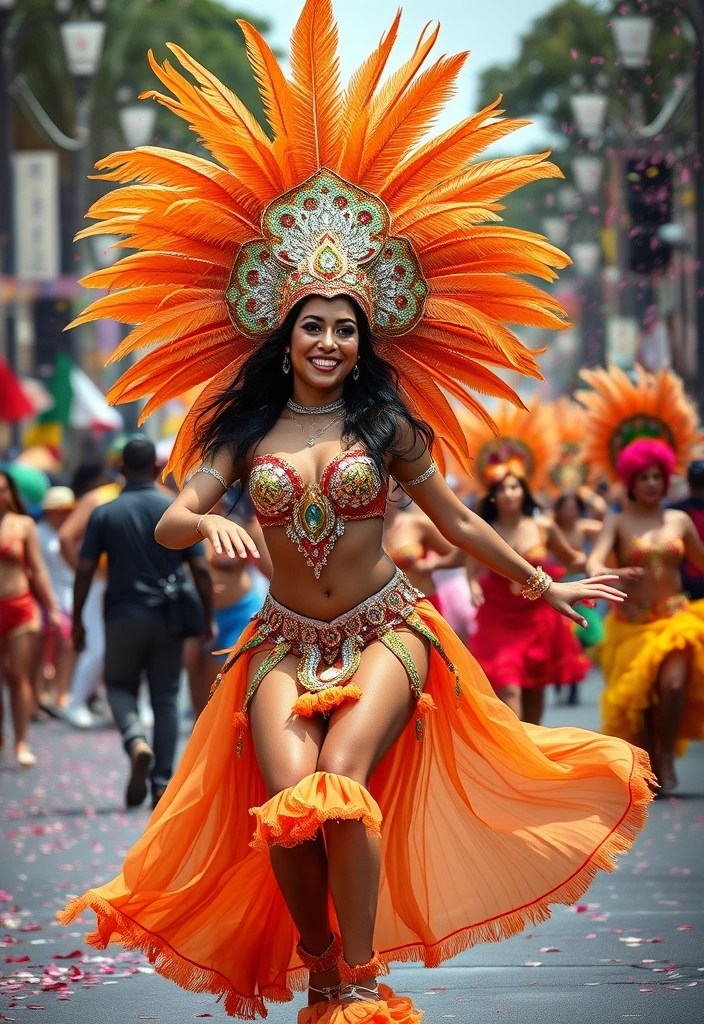 20 Must-See Carnaval Costumes for 2025 That'll Steal the Show! - 3. Classic Brazilian Samba Dancer