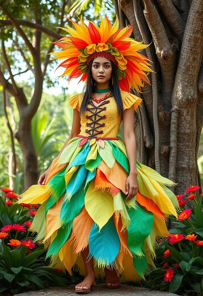 20 Must-See Carnaval Costumes for 2025 That'll Steal the Show! - 5. Eco-Friendly Costume