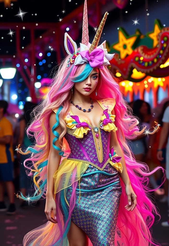 20 Must-See Carnaval Costumes for 2025 That'll Steal the Show! - 6. Mythical Creature
