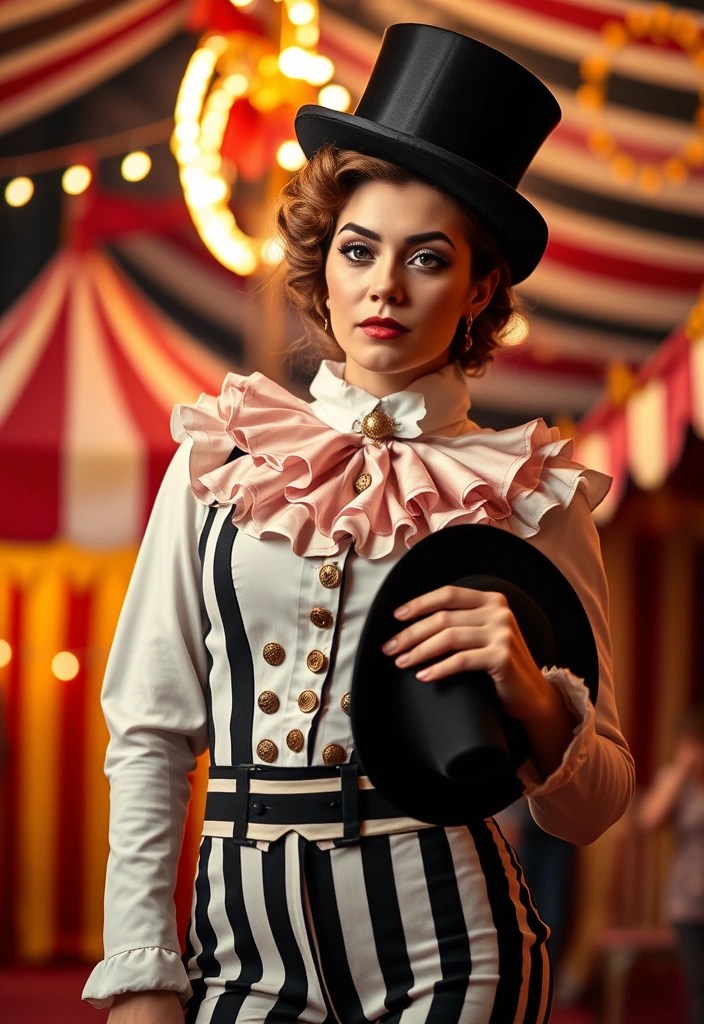 20 Must-See Carnaval Costumes for 2025 That'll Steal the Show! - 7. Vintage Circus Performer