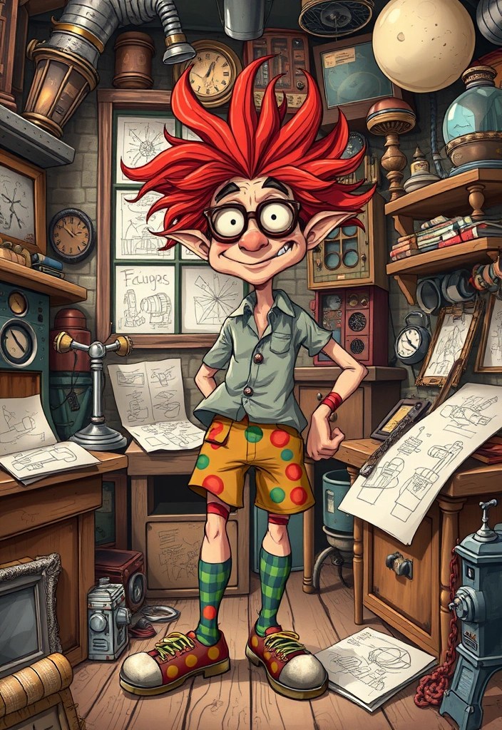 20 Unique Personality Traits for Your OCs That Will Make Them Unforgettable – Number 5 Will Truly Surprise You! - 1. The Eccentric Genius