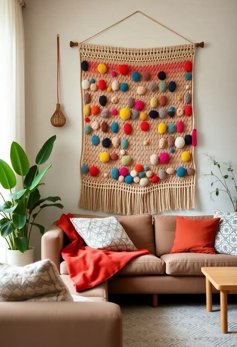 21 Irresistible Free Knitting Patterns You’ll Want to Try Right Now! - 15. Knitted Wall Hanging
