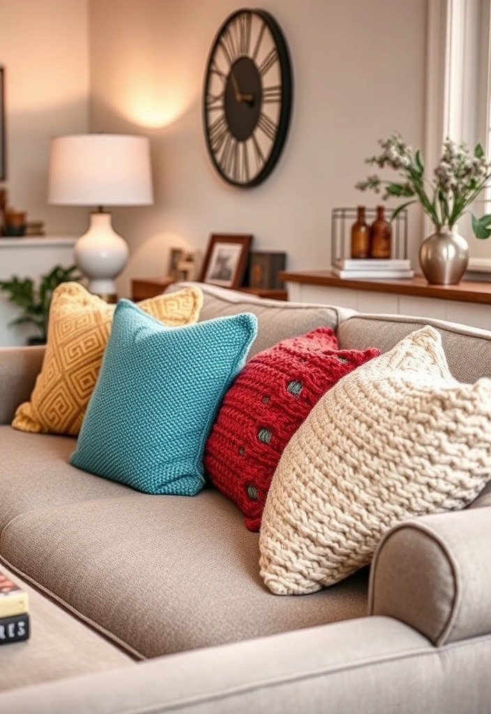 21 Irresistible Free Knitting Patterns You’ll Want to Try Right Now! - 20. Knitted Throw Pillows