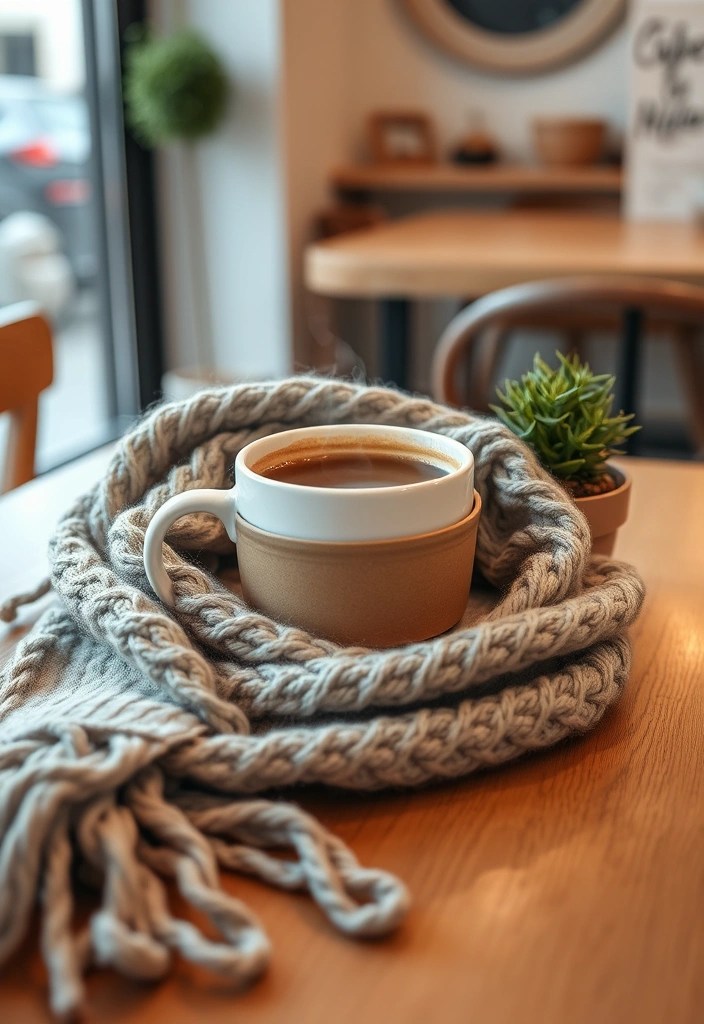 21 Irresistible Free Knitting Patterns You’ll Want to Try Right Now! - 5. Chic Coffee Cup Cozy