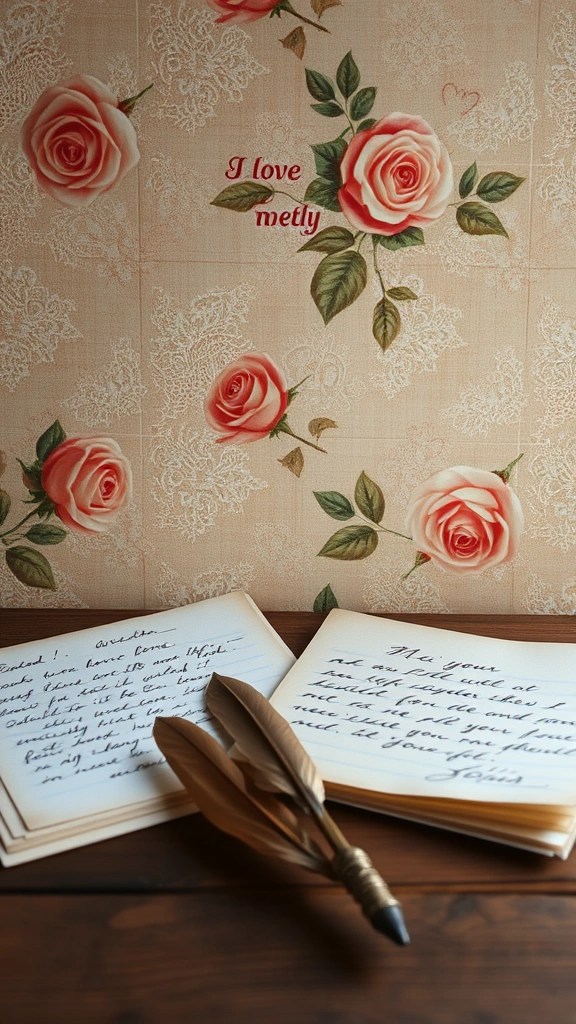 21 Stunning Valentine's Day Wallpapers to Set the Perfect Mood for Love – Number 11 Will Amaze You! - 5. Vintage Romance