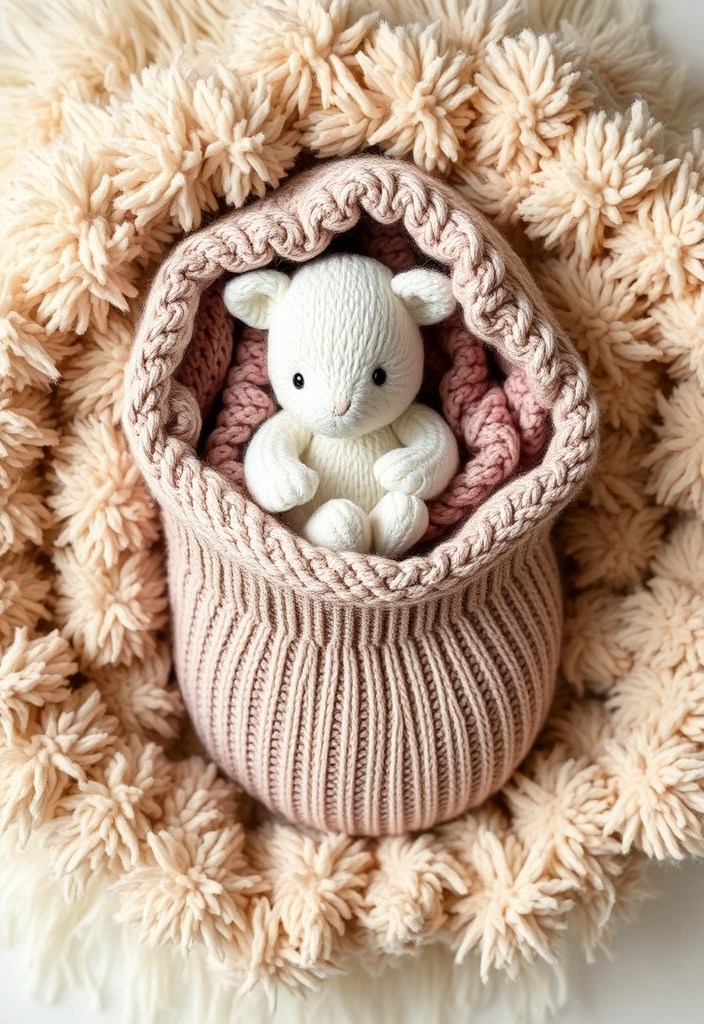 23 Adorable Free Knitting Patterns for Babies That Will Melt Your Heart! - 15. Cozy Newborn Cocoon
