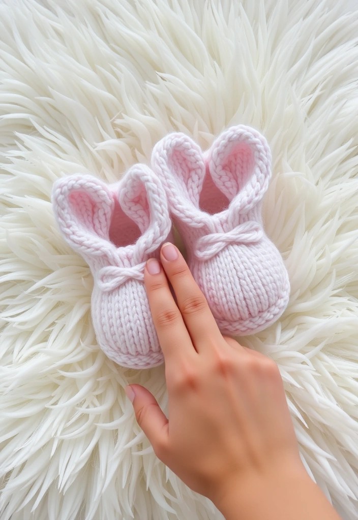 23 Adorable Free Knitting Patterns for Babies That Will Melt Your Heart! - 2. Adorable Bunny Booties