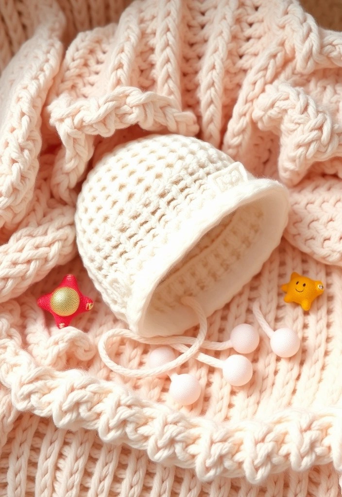 23 Adorable Free Knitting Patterns for Babies That Will Melt Your Heart! - 20. Cozy Baby Bonnet