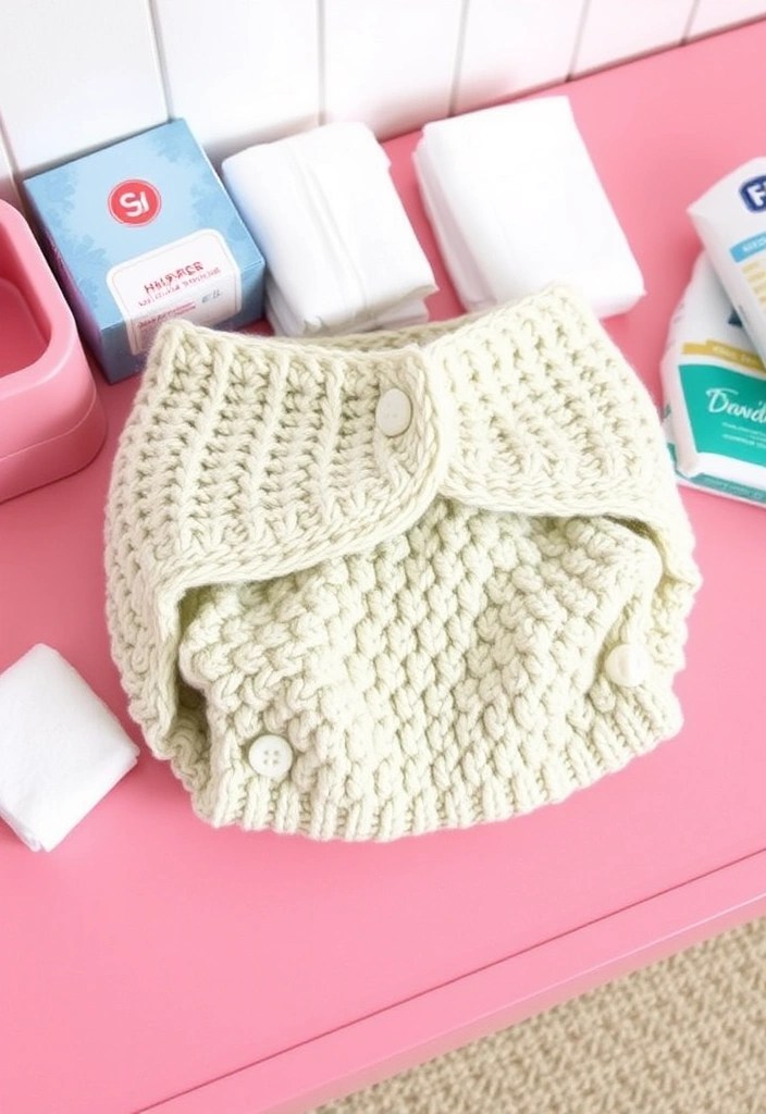 23 Adorable Free Knitting Patterns for Babies That Will Melt Your Heart! - 7. Delightful Diaper Cover