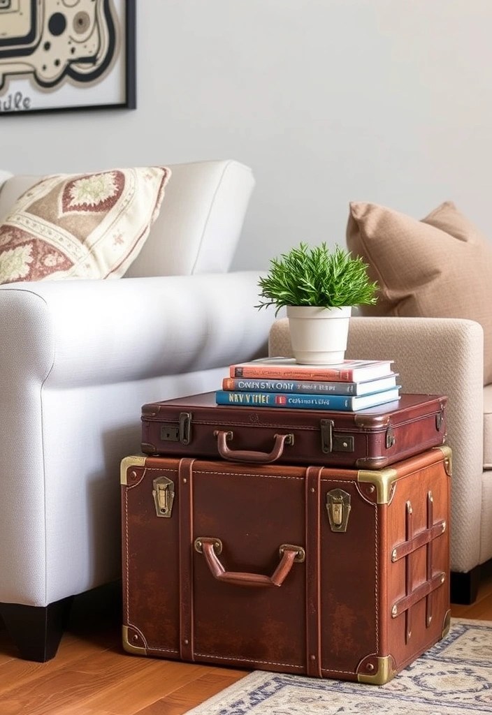 25 Unique DIY Home Decor Projects That'll Make Your Living Room Pop! - 12. Repurposed Vintage Items