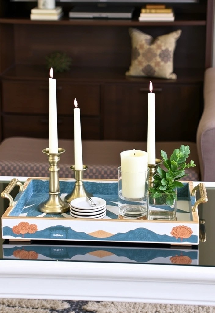 25 Unique DIY Home Decor Projects That'll Make Your Living Room Pop! - 17. DIY Decorative Trays