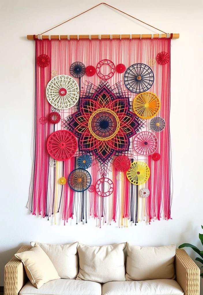 25 Unique DIY Home Decor Projects That'll Make Your Living Room Pop! - 18. DIY String Art
